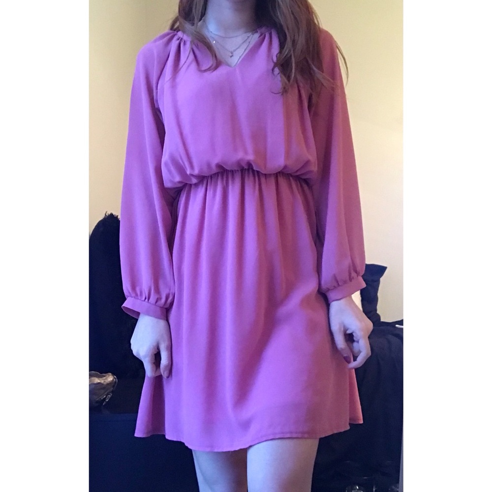 Tobi Light Pink Blouse Dress